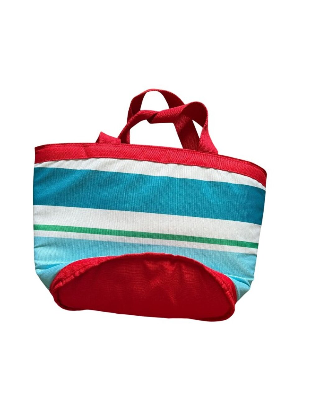 Disney Mickey Mouse Striped Cooler Beach Tote Bag  Insulated-NWOT-16.5"x7"x12" - Picture 4 of 7
